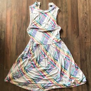 Pastel rainbow dress